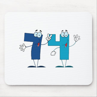 Happy Number 74 Mouse Pad