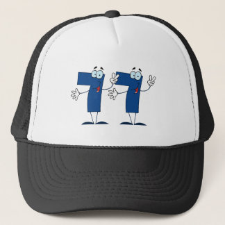 Happy Number 77 Trucker Hat
