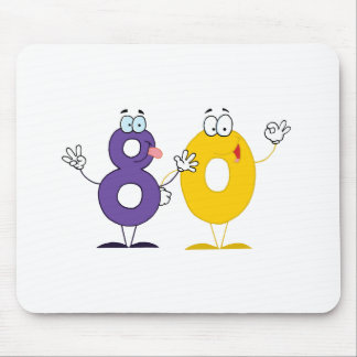 Happy Number 80 Mouse Pad