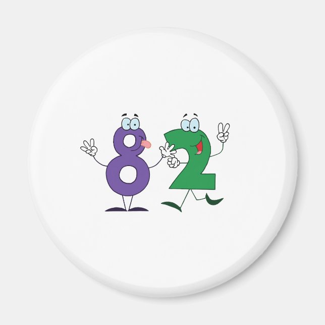 Happy Number 82 Magnet (Front)