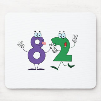 Happy Number 82 Mouse Pad