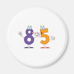 Happy Number 85 Magnet