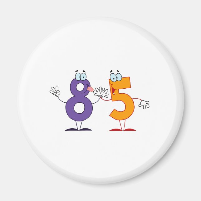 Happy Number 85 Magnet (Front)