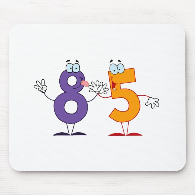 Happy Number 85 Mouse Pad (Front)