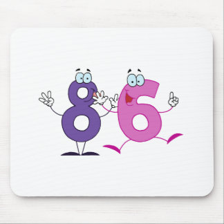 Happy Number 86 Mouse Pad