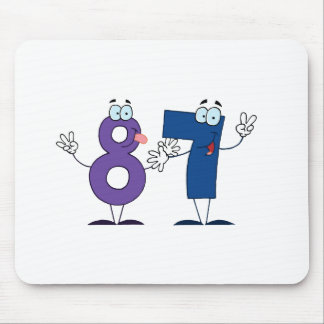 Happy Number 87 Mouse Pad