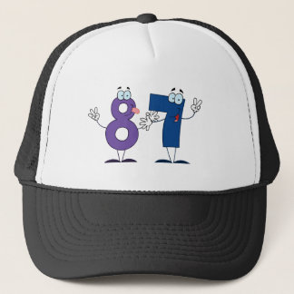 Happy Number 87 Trucker Hat