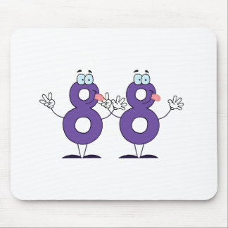 Happy Number 88 Mouse Pad