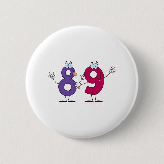 Happy Number 89 2 Inch Round Button