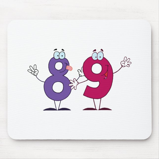 Happy Number 89 Mouse Pad (Front)