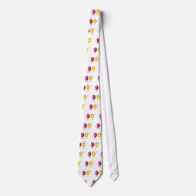 Happy Number 90 Tie (Front)