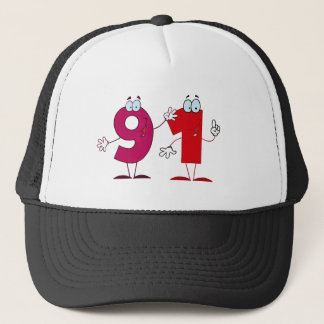 Happy Number 91 Trucker Hat