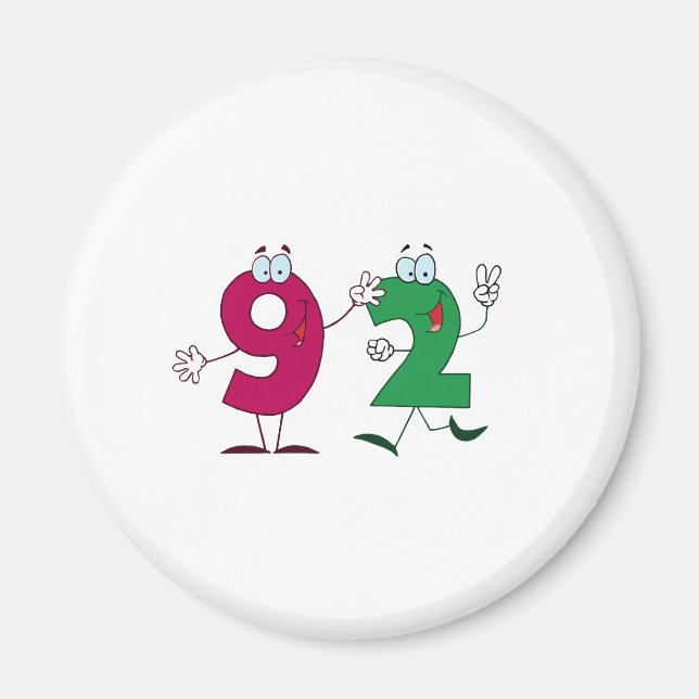 Happy Number 92 Magnet (Front)