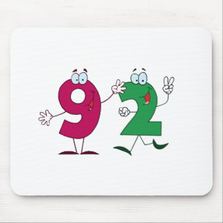 Happy Number 92 Mouse Pad