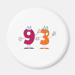 Happy Number 93 Magnet