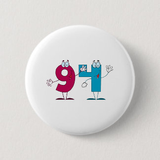 Happy Number 94 2 Inch Round Button