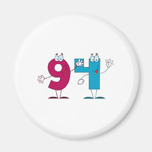 Happy Number 94 Magnet