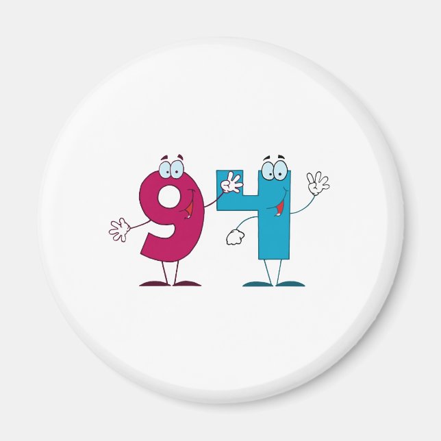 Happy Number 94 Magnet (Front)