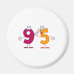 Happy Number 95 Magnet