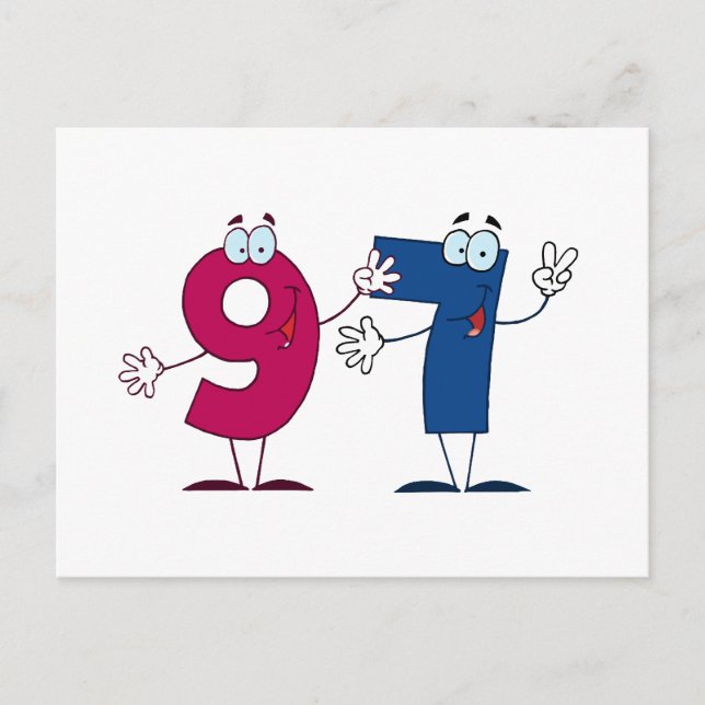 Happy Number 97 Postcard (Front)