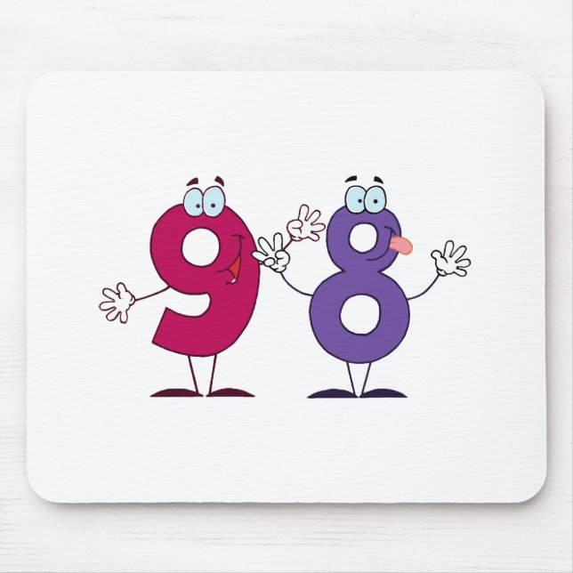 Happy Number 98 Mouse Pad (Front)