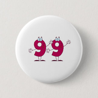 Happy Number 99 2 Inch Round Button
