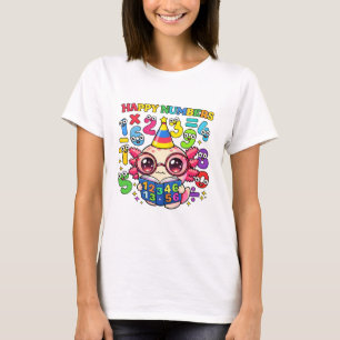 Happy Numbers Cute Maths T Shirt for Kids