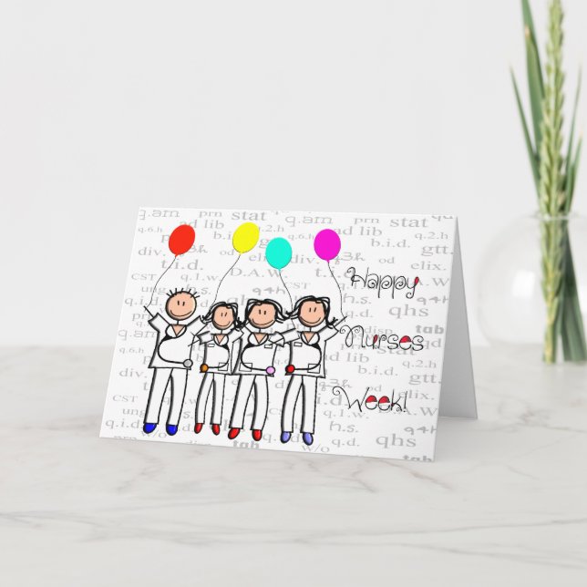 Happy Nurse Week Greeting Card 9 (Front)