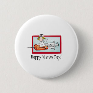 Happy Nurses Day 2 Inch Round Button