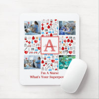 Happy Nurses Day 4 photo collage cross monogram