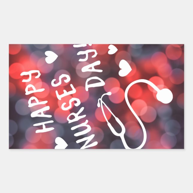 happy nurses day sticker (Front)