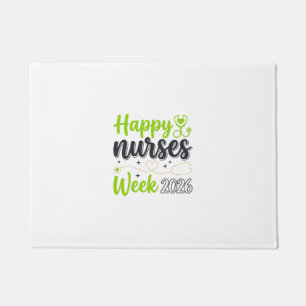 Happy Nurses Week 2026 Stethoscope Nurse Design_1 Doormat