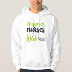 Happy Nurses Week 2026 Stethoscope Nurse Design_1 Hoodie