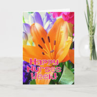 Happy Nurses Week!-Bright Colourful Flowers