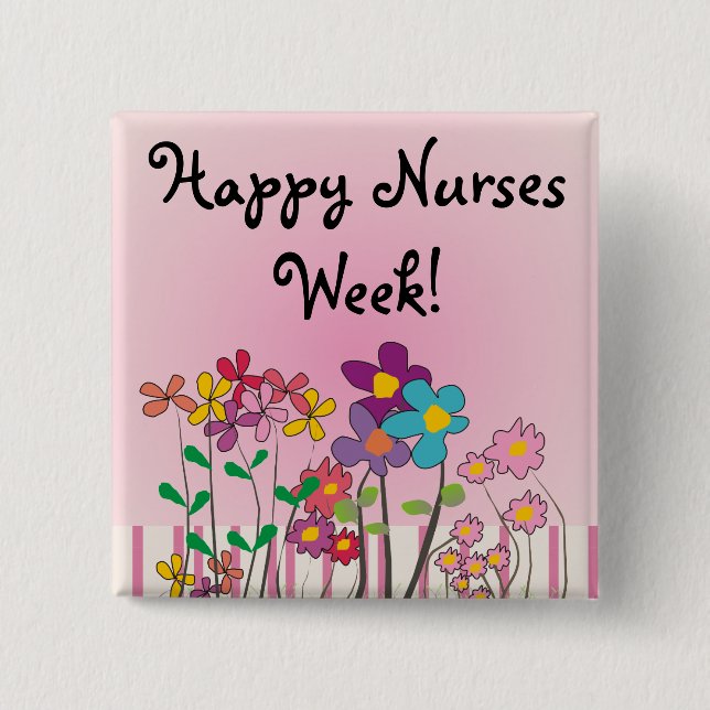 Happy Nurses Week Buttons (Front)