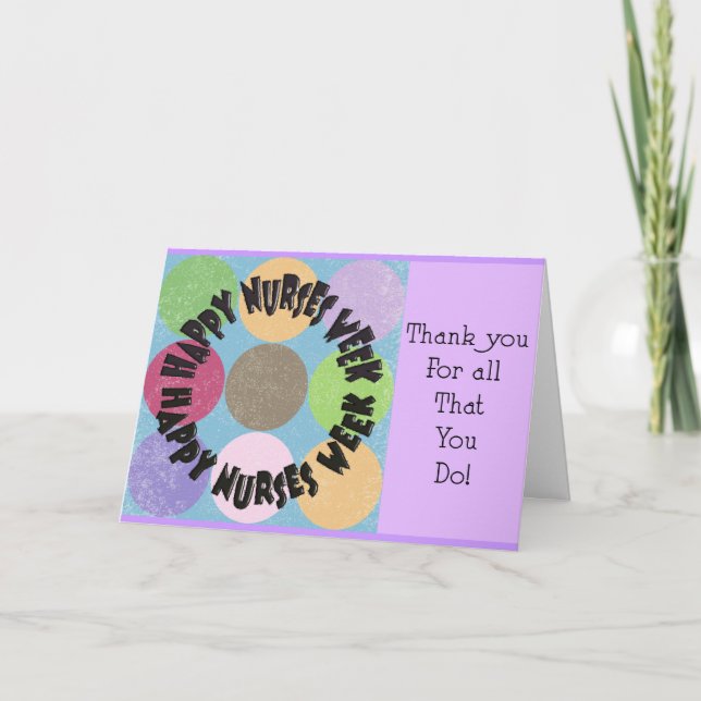 Happy Nurses Week Card (Front)