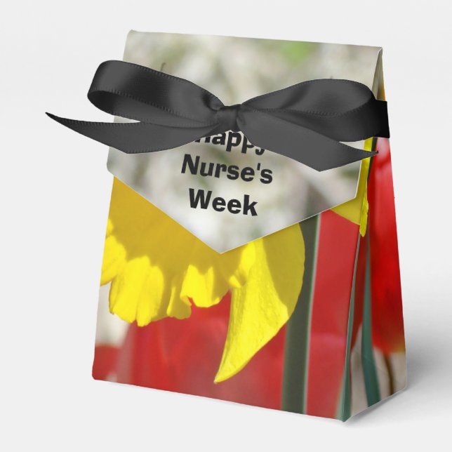 Happy Nurse's Week gift favour boxes holder Nursin (Front Side)