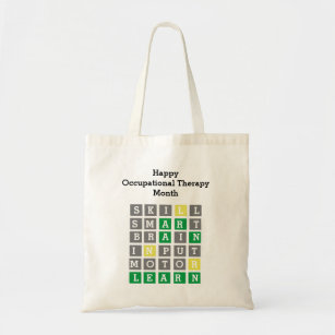 Happy Occupational Therapy Month Custom Wordle    Tote Bag