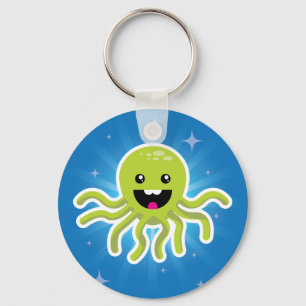 Happy Octopus Keychain