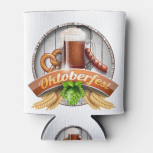happy oktoberfest can cooler
