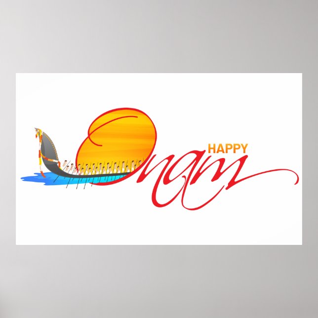 happy ONAM celebration Poster (Front)