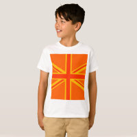Happy Orange Union Jack British Flag Swag