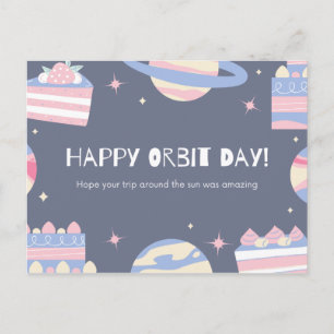Happy Orbit Day! Postcard