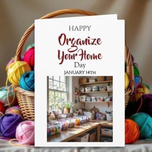 Happy Organize Your Home Day! January 14th Card (Creator Uploaded)