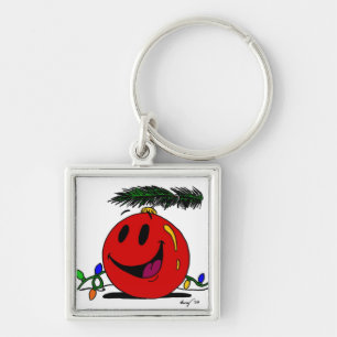 Happy Ornament Keychain