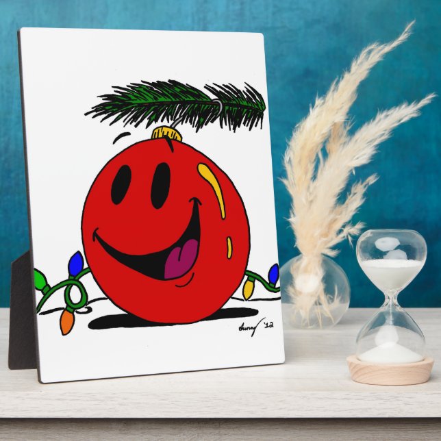 Happy Ornament Plaque (Side)