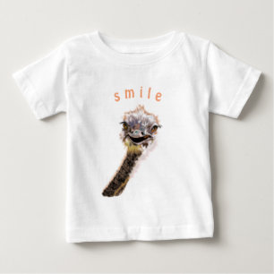 Happy Ostrich - Baby T-Shirt