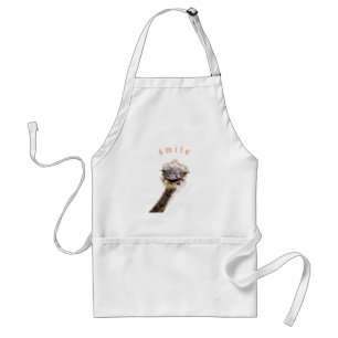 Happy Ostrich Standard Apron