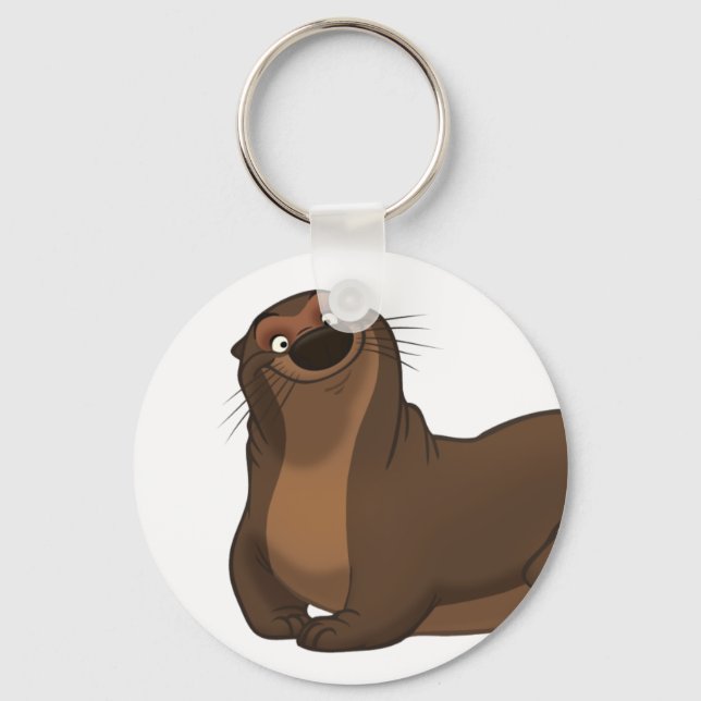 Happy Otter Keychain (Front)