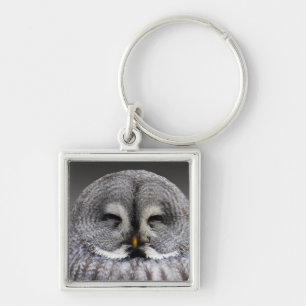 Happy owl keychain